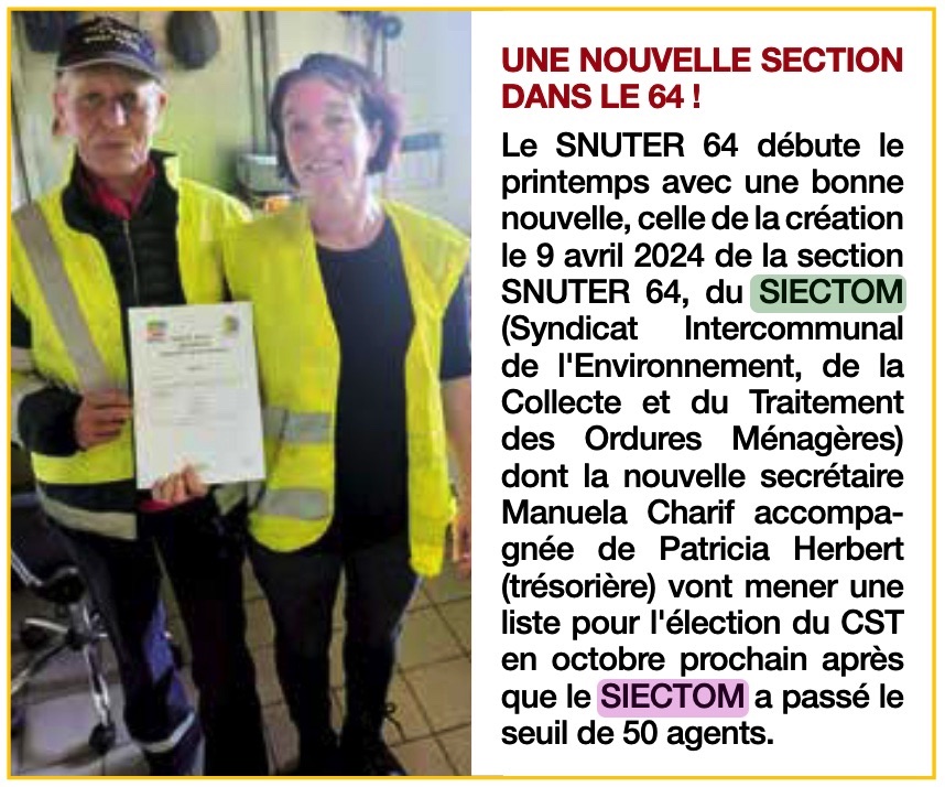 Siectom section 17 avril 2026